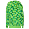 Miniatyrbild 2 av 2: Minecraft Barn Hoodie för barn/pojkar Creeper-figur Ålder (13-14) Pixel Green Years (13-14)
