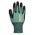 Miniatyrbild 1 av 2: Portwest Unisex Vuxen AP15 - SG Cut B18 Nitril SkyddsHandskar ( Green/Black 11