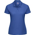 Miniatyrbild 1 av 3: Russell Dam/Damer Classic Plain Polycotton Polo Shirt 22 UK Bright Royal Blue 22 UK