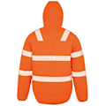 Miniatyrbild 2 av 3: Result Äkta Återvunnen Herr Ripstop Säkerhets Vadderad Jacka XL Fl Fluorescent Orange XL