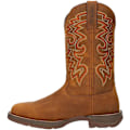 Miniatyrbild 3 av 5: Durango Rebel Cowboyboots för män, vattentäta, fullnarvläder, storlek 9 Russet 9 UK