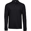 Miniatyrbild 1 av 3: Tee Jays Herr Luxury Stretch Långärmad Polotröja M Svart Black M