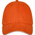 Miniatyrbild 1 av 4: Elevate Unisex Adult Darton Sandwich 6 Panel Cap One Size Orang Orange One Size