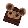 Miniatyrbild 3 av 3: Gremlins Gizmo Ansikte Fluffig Mössa One Size Brun Brown One Size