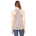 Miniatyrbild 2 av 3: Bella + Canvas Dam/Kvinnor Racerback Flowy Tank Top L Pebble Pebble Brown L