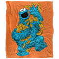 Miniatyrbild 1 av 6: Sesame Street Målad Kakmonstret Filt One Size Flerfärgad Multicoloured One Size