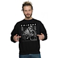 Miniatyrbild 2 av 3: Friends Herr Svartvit Foto Sweatshirt 5XL Svart Black 5XL