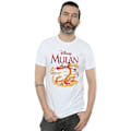 Miniatyrbild 2 av 3: Disney Herr Mulan Mushu Dragon Fire T-shirt M Vit White M