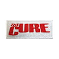 Miniatyrbild 2 av 2: The Cure Vävd Logotyp Stryk-På-Lapp En Storlek Vit/Röd White/Red One Size