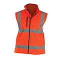 Miniatyrbild 1 av 3: Yoko Hi Vis Softshell Väst för Herr / Arbetskläder M Hi Vis Orange Hi Vis Orange M