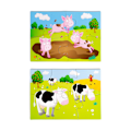 Miniatyrbild 2 av 3: Kids Create Farm Animals Pussel (4-pack) En Storlek Flerfärgad Multicoloured One Size