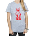 Miniatyrbild 3 av 5: Scooby Doo Dam/Damer Crazy Cool Bomull Boyfriend T-Shirt S Sports Grey S