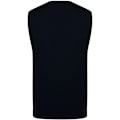 Miniatyrbild 2 av 4: Henbury Mens Sleeveless 12 Gauge V-Neck Fine Knit Jumper L Blac Black L