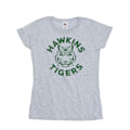 Miniatyrbild 1 av 2: Netflix Dam/Kvinnor Stranger Things Hawkins Tigers Bomull T-Shirt M Sports Grey Sports Grey M