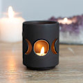 Miniatyrbild 3 av 4: Something Different Triple Moon Cut Out Ljusstake One Size Black One Size