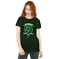 Miniatyrbild 2 av 3: Harry Potter Dam/Kvinnor Slytherin Toon Crest Bomull Pojkvän Forest Green M