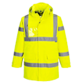 Miniatyrbild 1 av 2: Portwest Unisex Vuxen Regn 3-Lagers Varseljacka L Gul Yellow L