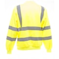 Miniatyrbild 2 av 6: Yoko Unisex Hi-Vis Sweatshirt i tungvikt 2XL Hi-Vis Gul Hi-Vis Yellow 2XL