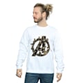 Miniatyrbild 2 av 5: Avengers Infinity War Herr Logotyp Sweatshirt M Vit White M