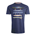 Miniatyrbild 1 av 2: Weird Fish Herr Printed Ecovänlig T-shirt 4XL Mörkblå Dark Blue 4XL