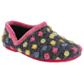 Miniatyrbild 1 av 2: Sleepers Dam/Dam Jade Prickiga Hela Tofflor 5 UK Fuchsia/M Fuchsia/Multi 5 UK