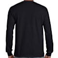 Miniatyrbild 2 av 2: Gildan Unisex Adult Ultra Cotton Long-Sleeved T-Shirt XL Svart Black XL