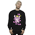 Miniatyrbild 2 av 3: Disney Herr Lilo & Stitch Angel Fa La La Sweatshirt XXL Svart Black XXL