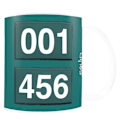 Miniatyrbild 1 av 3: Squid Game Numbers Mug En Storlek Vit White One Size