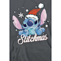 Miniatyrbild 3 av 4: Lilo & Stitch Herr A Stitchmas Jul Hoodie M Kol Charcoal M