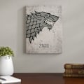 Miniatyrbild 2 av 2: Game of Thrones Stark Poster En Storlek Grå Grey One Size