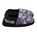 Miniatyrbild 2 av 3: Star Wars: The Mandalorian Pojks Tofflor 4 UK Svart/Blå Black/Blue 4 UK