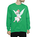 Miniatyrbild 3 av 5: Disney Mens Tinkerbell Jul Fe Sweatshirt L Irländsk Grön Irish Green L