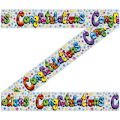 Miniatyrbild 2 av 2: Expression Factory Stars Grattis Banner En Storlek Vit/ White/Multicoloured One Size