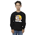 Miniatyrbild 2 av 3: Tom And Jerry Boys Sketch Logo Sweatshirt 7-8 År Svart Black 7-8 Years