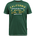 Miniatyrbild 1 av 4: Duke Mens Parnwell D555 California Athletics tryckt T-shirt XL Green XL