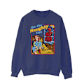 Miniatyrbild 1 av 3: Netflix Mens Stranger Things Naughty List Sweatshirt 4XL Marinblå B Navy Blue 4XL