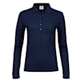 Miniatyrbild 1 av 3: Tee Jays Dam/Kvinnors Lyx Stretch Långärmad Polotröja M Navy M
