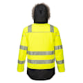 Miniatyrbild 2 av 2: Portwest Herr PW3 Hi-Vis Vinterjacka 4XL Gul/Svart Yellow/Black 4XL