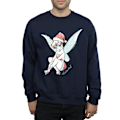 Miniatyrbild 4 av 6: Disney Mens Tinkerbell Jul Fe Sweatshirt XXL Marinblå Navy Blue XXL