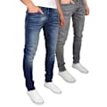Miniatyrbild 1 av 6: Duck and Cover Herr Tranfold Slim Jeans (2-pack) 36R Grå/Ti Grey/Tinted Blue 36R