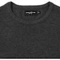 Miniatyrbild 2 av 2: Russell Collection Herr V-halsad Stickad Pullover Sweatshirt S Ch Charcoal Marl S