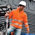 Miniatyrbild 2 av 3: Result Core Herr Hög Synlighet Vinter Blouson Softshell Jacka Fluorescent Orange M