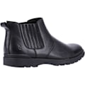 Miniatyrbild 2 av 4: Hush Puppies Gary Läder Chelsea Boots 12 UK Svart Black 12 UK