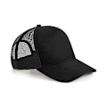 Miniatyrbild 1 av 2: Beechfield Suede Snapback Trucker Cap One Size Svart Black One Size