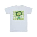 Insidan Ut 2 Flickor Äckel Bomulls T-shirt 3-4 År Vit White 3-4 Years