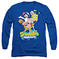 Miniatyrbild 3 av 3: SvampBob Fyrkant Unisex Vuxen Gruppbild T-Shirt XL Kunglig Blå Royal Blue XL