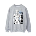 Miniatyrbild 1 av 3: Star Wars Stormtrooper Sweatshirt för män, S, Sports Grey Sports Grey S