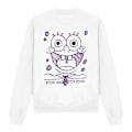 Miniatyrbild 1 av 5: SvampBob Fyrkant Unisex Vuxen Grin Filtpenna Sweatshirt XXL White XXL