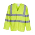 Miniatyrbild 1 av 2: Yoko Unisex Hi-Vis Långärmad Väst 3XL Gul Yellow 3XL