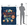 Miniatyrbild 5 av 6: Harry Potter Hogwarts Är Mitt Hem Chibi Filt One Size Multico Multicoloured One Size